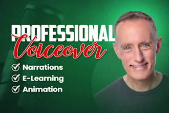 record a professional american male narration voice over