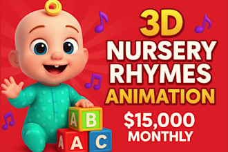 make fast animate kids stories that grow channels and passive revenue
