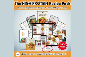 design cookbook canva ebook printable family recipe book editable recipe book