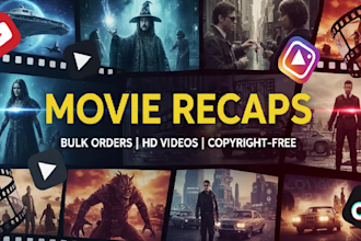 edit movie recap videos in bulk on automation