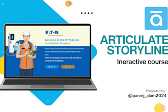 create elearning course in articulate storyline 360