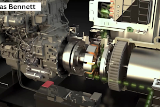 create industrial 3d animation, 3d machinery animation, manufacturing animation