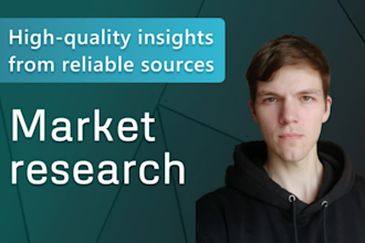 do market research and analysis for your business