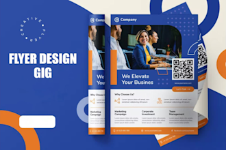 design tax, motion, animated, hiring, medical, political and trucking flyer
