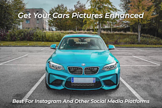 edit and enhance your cars photos or any other vehicles