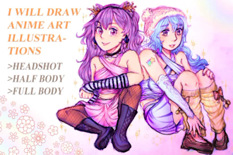 draw pretty cute digital anime art drawing illustration