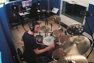 record professional drum tracks for your rock song in HQ