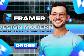 design modern framer websites and landing pages