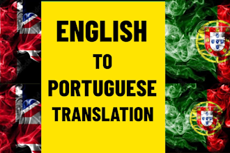 professionally translate english to portuguese and vice versa