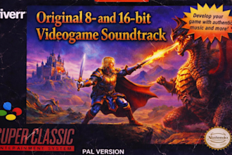 produce an authentic 8bit and 16bit game soundtrack