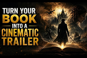 create a cinematic book trailer that sells your story