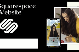 build squarespace website design or redesign
