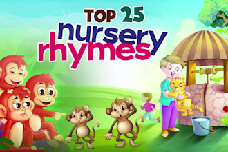 create fun nursery rhymes and kids educational videos, kids learning videos