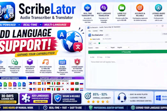 customize audio transcription and translation application