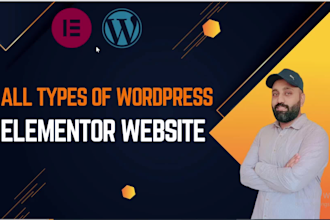build or customize your wordpress elementor website