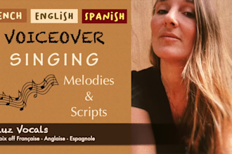 be your professional female singer or vocalist