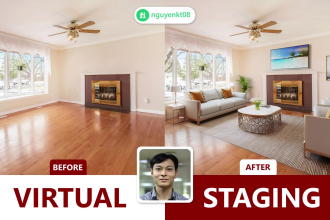 render realistic virtual staging for your listing