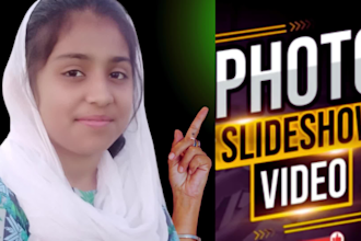 create fantastic photo slideshow upto 500 photos in 5 hours