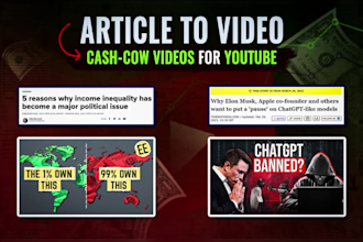 convert fast article to video for you
