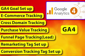 set up google analytics 4, ga4 ecommerce tracking, conversion tracking via GTM