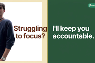 be your adhd body double, study buddy and accountability coach