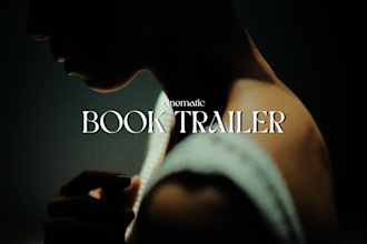 create awesome cinematic book trailer promo for you