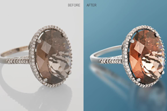 do professional retouch of jewelry and watches