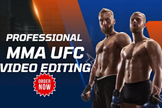 create ufc MMA short  videos for youtube channel