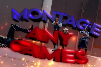 edit you a clean gaming montage for any games