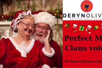 record the voice of mrs christmas mrs claus
