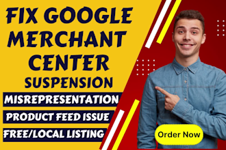 fix google merchant center suspension, gmc misrepresentation, fix gmc suspension
