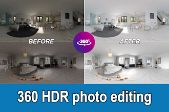 stitch and edit real estate 360 panorama images