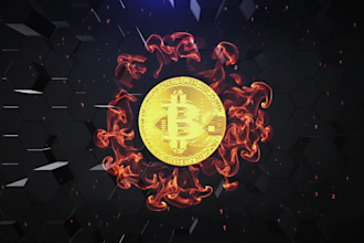 create intro crypto bitcoin logo video