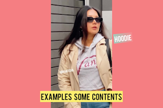 be your model for your products, videos or photos