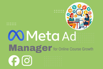 setup and manage facebook meta ads campaign for coaches and course creators