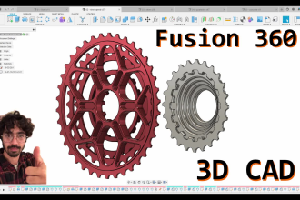 create 3d cad models in fusion 360