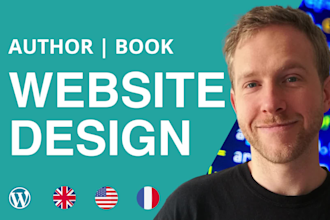 create a professional book author website