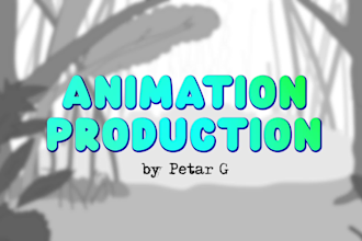 do full 2d animation production for cartoon or music video