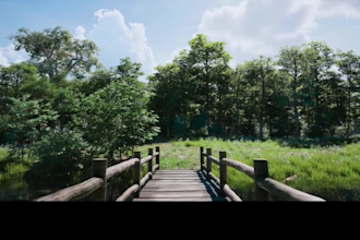 do 3d game environment 3d game level game map 3d scene in blender unity ue5