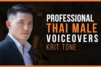 do professional thai male voiceovers
