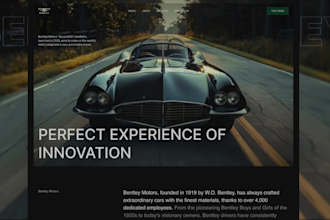 design a modern website UX UI, landing page startup in figma