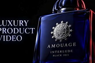 create 3d perfume animation, ai commercial video, perfume commercial video ads