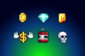 create pixel art items, assets and sprites for video games