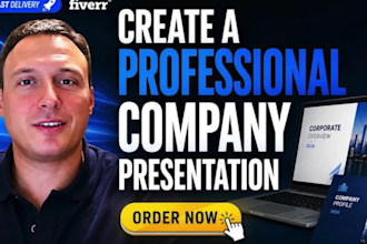 create a professional b2b company presentation