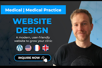 create a professional wordpress medical website