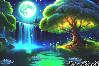 create high quality meditation music videos for youtube