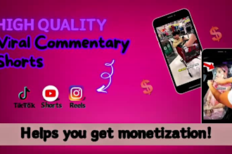 create viral commentary shorts and videos