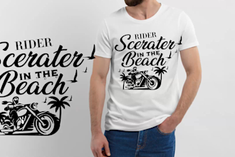 create custom, minimalist, bulk, typography t shirt design