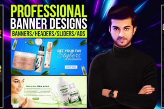 make professional website banner,slider,ad banner