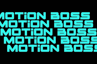 create eye catching 2d and 3d  text animations to  your videos